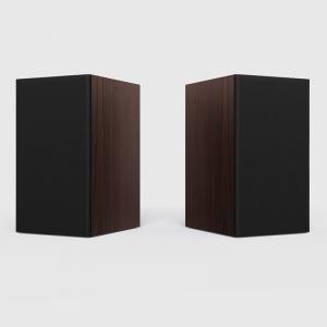 60Hz-20KHz Wood 2.0 Bookshelf Speakers 20Watt For Home Theater System