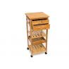 China Hot Sale Bamboo Home Furniture Wooden Serving Storage Trolley Cart wholesale