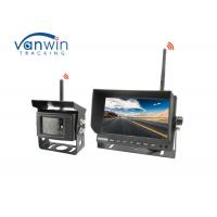 China Truck Back Up Reversing Camera Kit 2.4G Wireless 7 Inches Car Monitor on sale