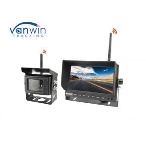 China Truck Back Up Reversing Camera Kit 2.4G Wireless 7 Inches Car Monitor supplier