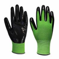 China Nitrile Supergrip Tight Fitting ladies Gardening Work Gloves Size 9 Size 10 on sale