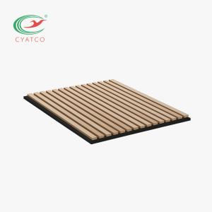Soundproof Wooden Acoustic Panels Nontoxic Harmless MDF PET Material