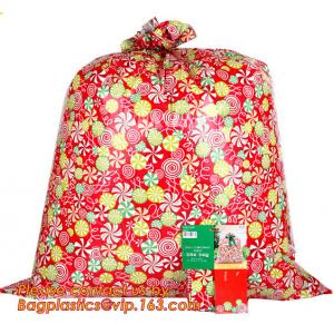 HDPE/LDPE plastic gift bag, fashion PE BIKE GIFT BAG FOR CHRISTMAS, christmas luxury gift bag