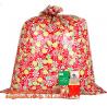 Giant christmas party plastic santa present gift sack bag,Large size custom
