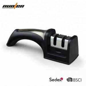 China Premium Safety 2 Step Knife Sharpener For Pocket Knives With Two Sharpening Modes supplier