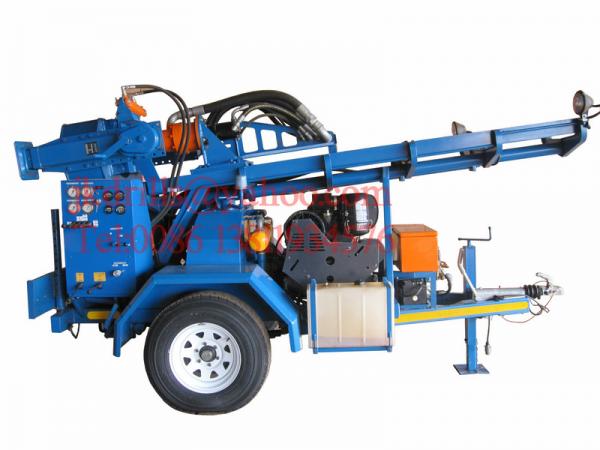 200mm Holes Portable Hydraulic Water Well Drilling Rig Borehole Drilling
