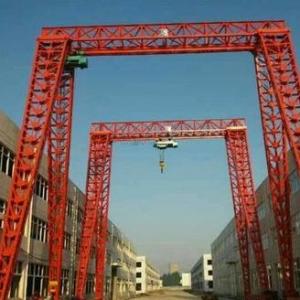 MH Type 10t 12m Span Single Girder Gantry Crane Truss Main Beam