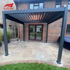 China Modern Motorized Aluminum Gazebo 10 X 10 For Deck Garden Patio supplier