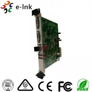 10G SFP+ Port Dvi To Ethernet Converter 5U Rack Card Type 4K 3840*2160/60P