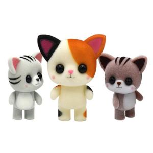 China Custom Flocking Plastic Animal Toy Cartoon Mini PVC Blind Box Flocked Figurines supplier