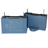 China CBB61 450V 1.2mfd Blue Air Conditioner Fan Capacitor With Self-Healing 10000 Hours on sale
