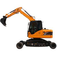 China Integrated Wheel Crawler Excavator 10 12 Ton Digger Mini Crawler Excavator on sale