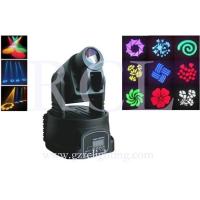 China Stage Lighting , 15w Mini Gobo Led Moving Head Spot Light With DMX512 LED Stage Spot Light on sale