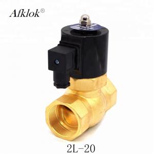 China Pilot Type Steam Air Valve , 3/4 Inch Shut Off Valve DC 24V Less Than 180℃ supplier