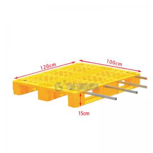 China Reusable Stackable Plastic Pallets , Single Side Large Plastic Pallets supplier