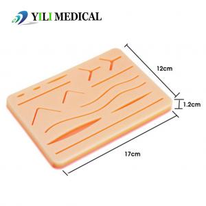 Tear Resistant Silicone Suture Pad For Medical Students Suture Training Pad