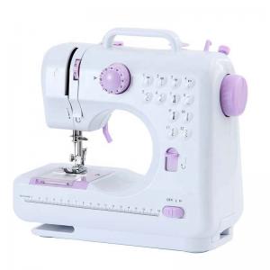 Durable Mini Electric Zigzag Sewing Machine Optional Stitch Length for Cloth Sewing