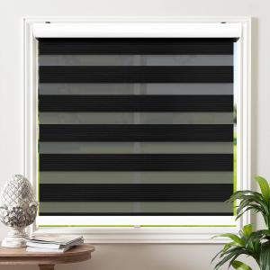 Windproof Wifi Electric Roman Blinds Contemporary Style For Cafe Office