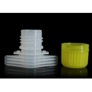 Tamper - Proof  Plastic Bottle Caps For Spout Flexible Packaging Personalized