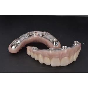 Zirconia Dental Implant Crown Biocompatible With Titanium Bar