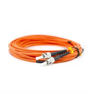 Orange 2.0mm Multimode Duplex LSZH Sc To St Fiber Patch Cable