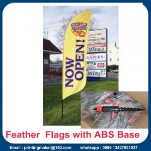 China Custom Advertising Feather Flag Banners Signs supplier