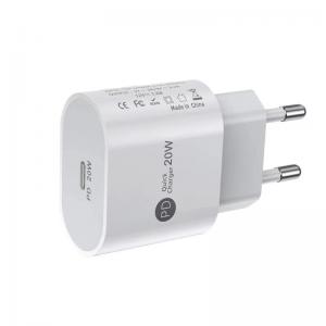 PC Fireproof 20W USB C Charger For IPhone 12 Pro Max Mini 12V 1.5A 5V 3.6A