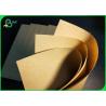 China 100% Wood Pulp 80gsm - 120gsm Food Grade Brown Kraft Paper Roll Unbleached No Wax wholesale