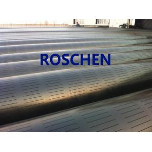 China Slotted Pipe , Carbon Steel Tube , Oil Screen Tube Control Sand Coring Drilling supplier
