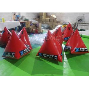 Safety Red Inflatable Marker Buoy 1M / 1.2M / 1.5M Size Easy Operation