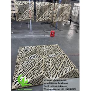 China 3D Facade Design Metal Screen Aluminum Panel For Building Wall Cladding Panel wholesale