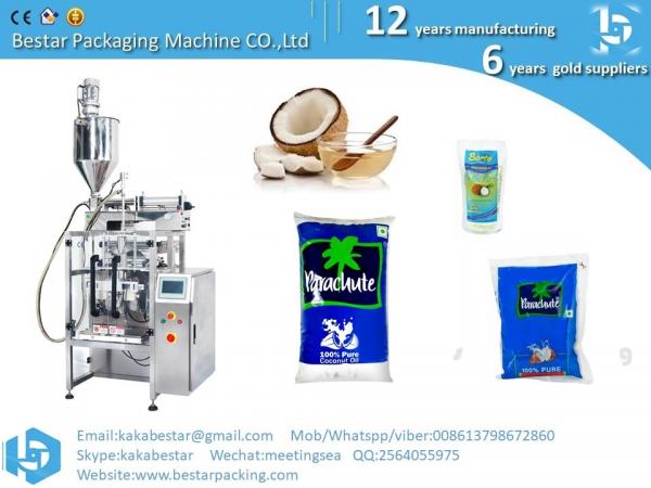 VFFS Automatic Plastic Bag Coconut Oil Packing Machine Professional designed