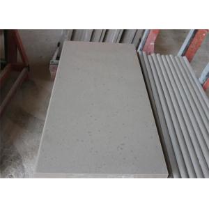 Grey Beautiful Spot Quartz Table Top , Solid Surface Kitchen Countertops Acid Resistant