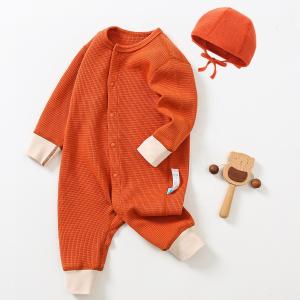 2023 Newborn Waffle Cotton Hood Romper Jumpsuit for Baby Girl Boy Baby Clothes Set Baby Romper