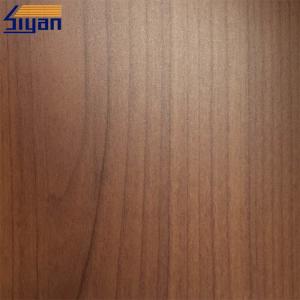 China Wood Grain PVC Furniture Film Non Adhesive , PVC Wood Grain Film For MDF supplier