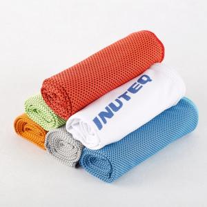 China Custom Printed Ice Cooling Microfiber Sport Towel Rags Yoga For Neck supplier