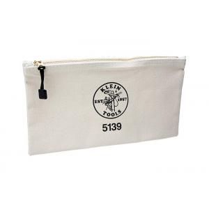 Custom Canvas Makeup Bag Small 10A Zip Top Canvas Tote White