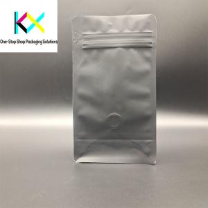 Biodegradable Flat Bottom Rotogravure Printed Pouches With Valve Function