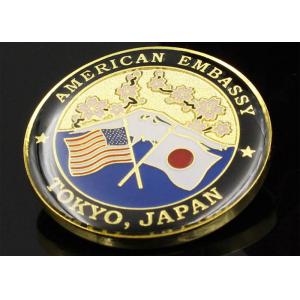 Custom plated metal souvenir medal stoving varnish paint epoxy drops glue logo flag picture