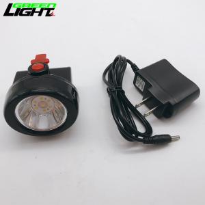 Lightweight Cordless Mining Cap Lamp For Miners IP67 4000LUX 3.7V 0.65W 2.8Ah