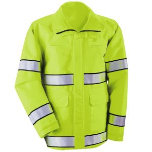 Hi Vis Wet Weather Workwear Reflective Safety Jacket