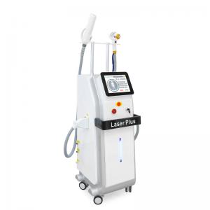 China Ice Painless Hair Removal Machine Nd Yag Tattoo Laser Plus 808 Diode Laser And Pico 2 In 1 supplier