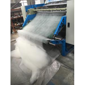 China Automatic PET Fiber Textile Carding Machine For Spray - Bonded / Chemical Bonded supplier