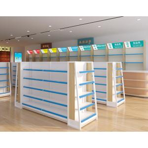 China Steel Medical Store Display Rack Powder Coating L900mm×W350mm×H1750mm supplier