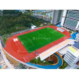 China Sandwich System Spray Coating Running Track For University Competition Stadium supplier