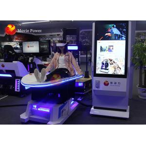 China White Colour 9D VR Cinema Dynamic Slide Simulator With Roller Coaster Games supplier