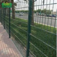 China 3.0mm 6ft Height Double Wire Mesh Fencing 55x200mm Welded Farm Security on sale