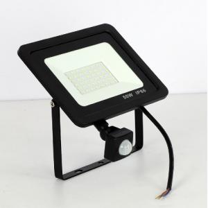 China 10W 20W 30W 50W 100W Led Flood Light With Adjustable PIR Sensor SMD 2835 Floodlights Outdoor Lighting For Street Square supplier