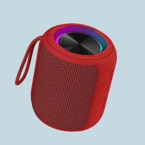 China IPX7 Rated Waterproof LED Light Bluetooth Speaker 9.4X9X11cm supplier