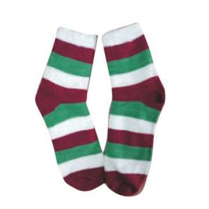 Customized logo, design, color fleece Cotton Terry children sock